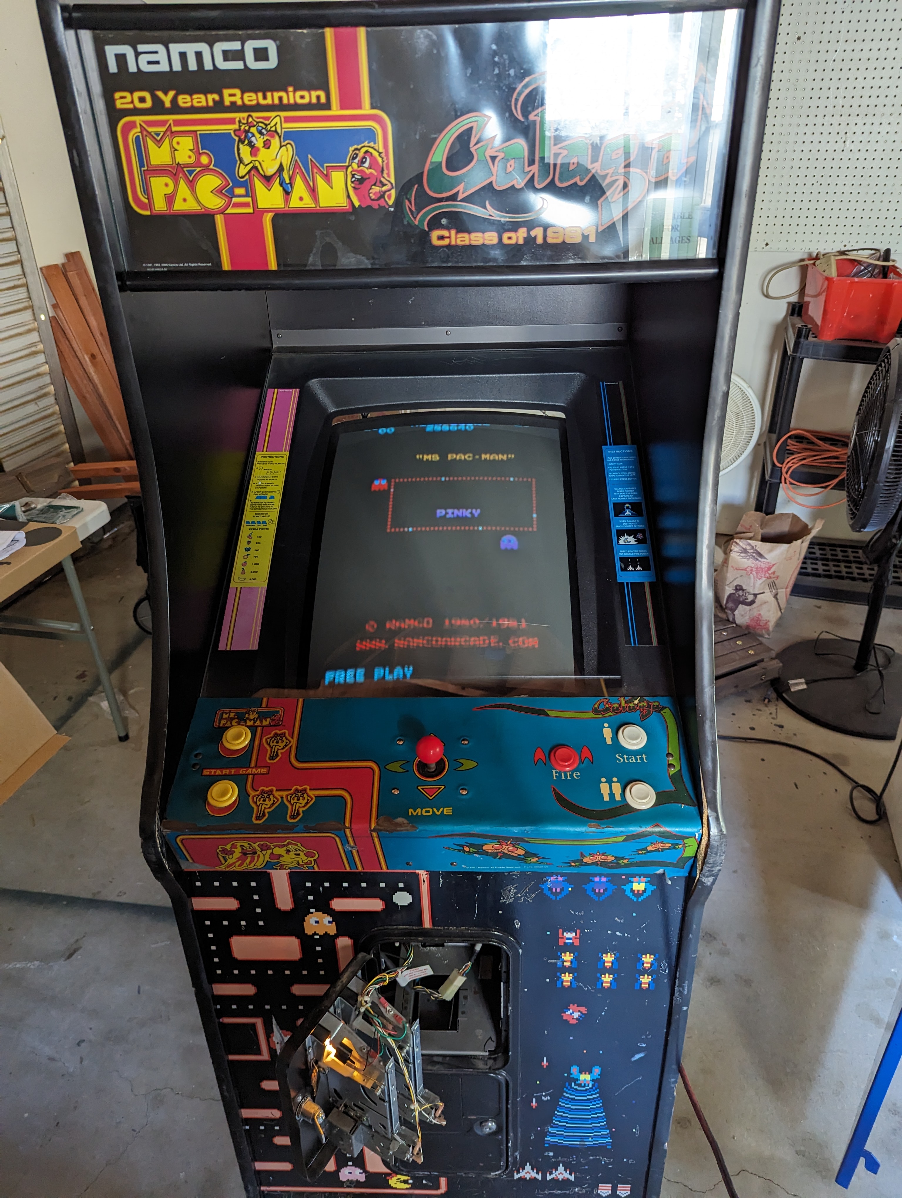 Ms. Pac-Man & Galaga Class of 81'
